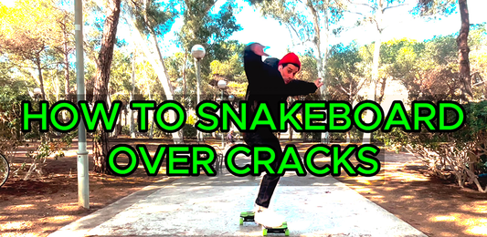 How To Easily Roll over Cracks with The Snakeboard