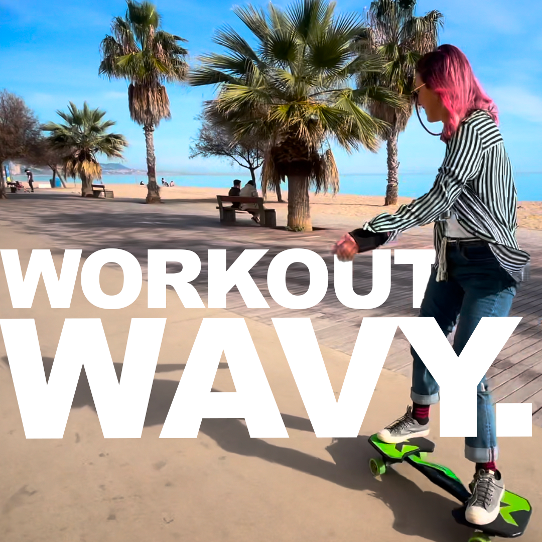 Rollerskate Work Out Girl