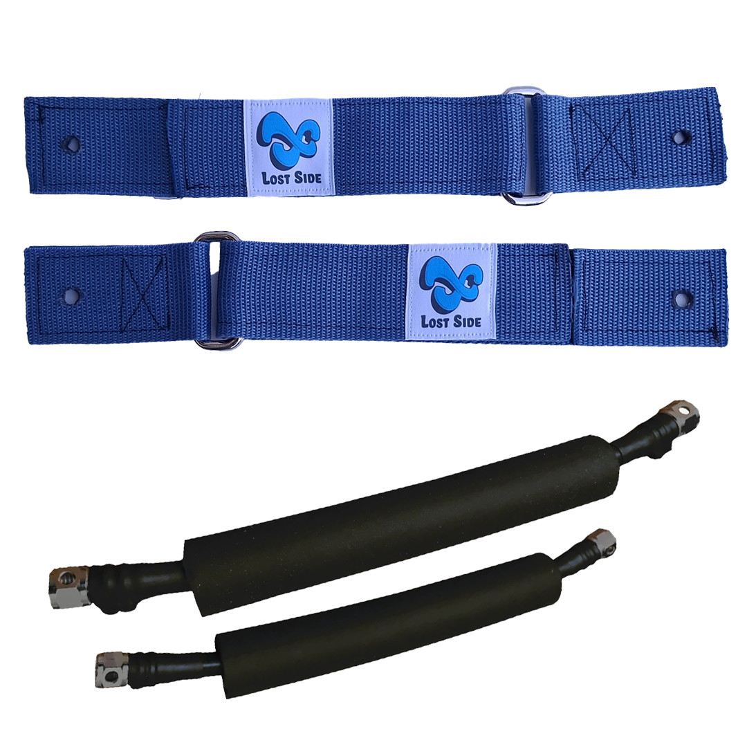 Lost Side Snakeboard Straps & NeoBrain Heel Bungees Bundle