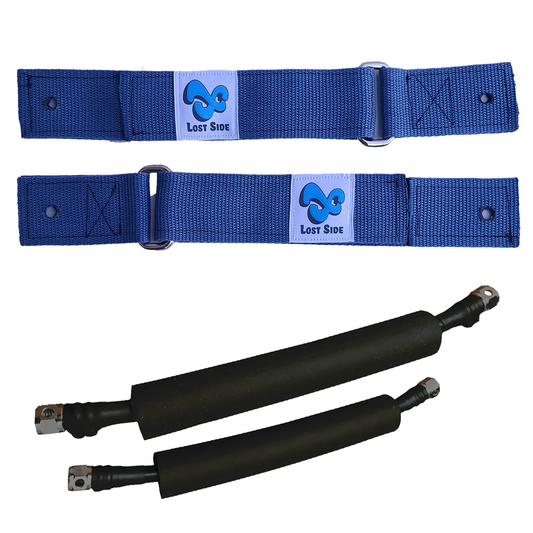 Lost Side Snakeboard Straps & NeoBrain Heel Bungees Bundle