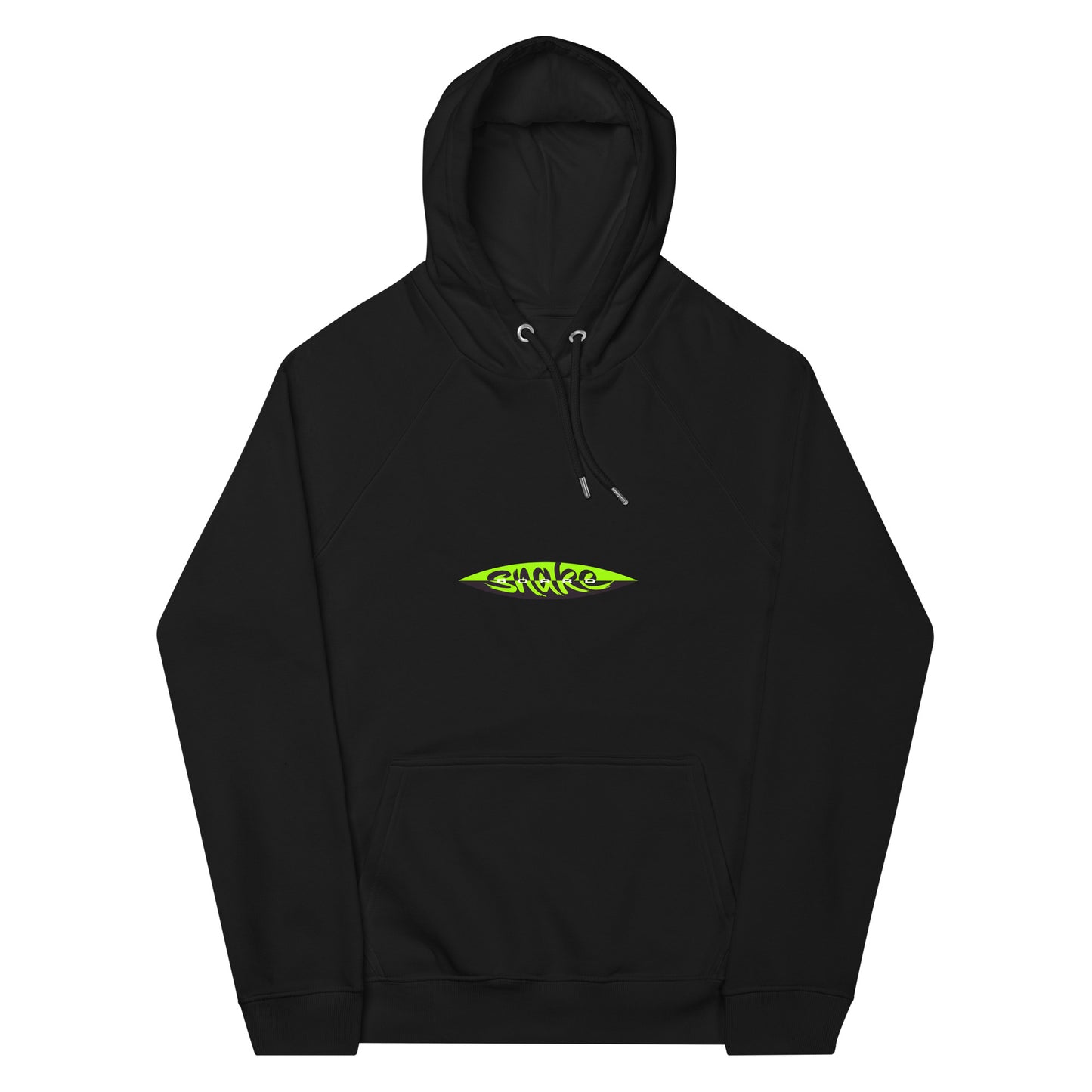 The Comp 2.0 Snakeboard Unisex Eco Raglan Hoodie