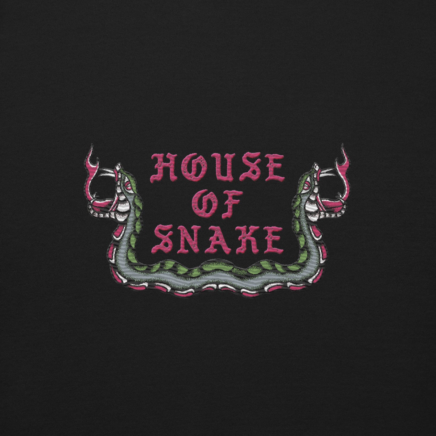 House of Snake Embroidered Unisex Premium Sweatshirt